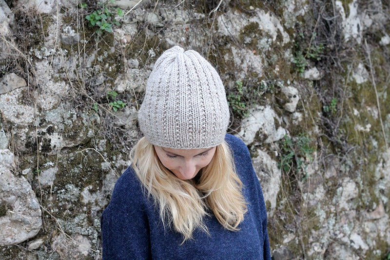 Ribbed Hat Knitting Pattern - Handy Little Me Shop