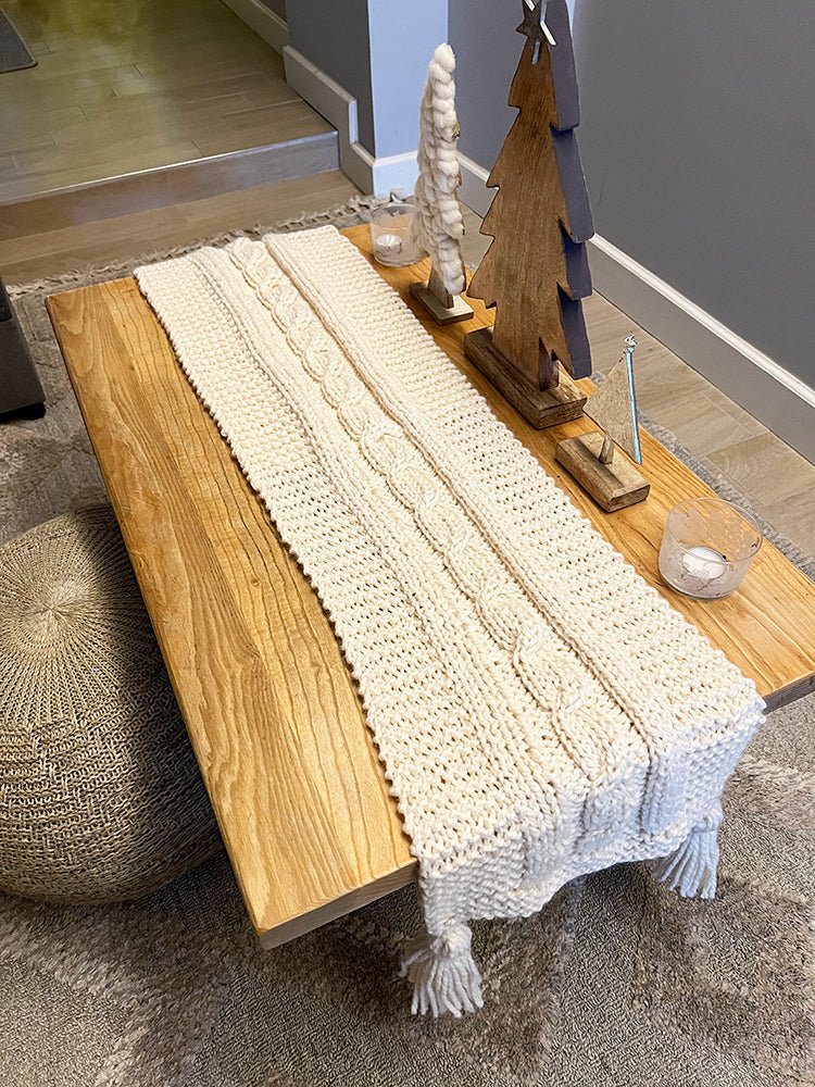 Table Runner Knitting Pattern - Handy Little Me Shop