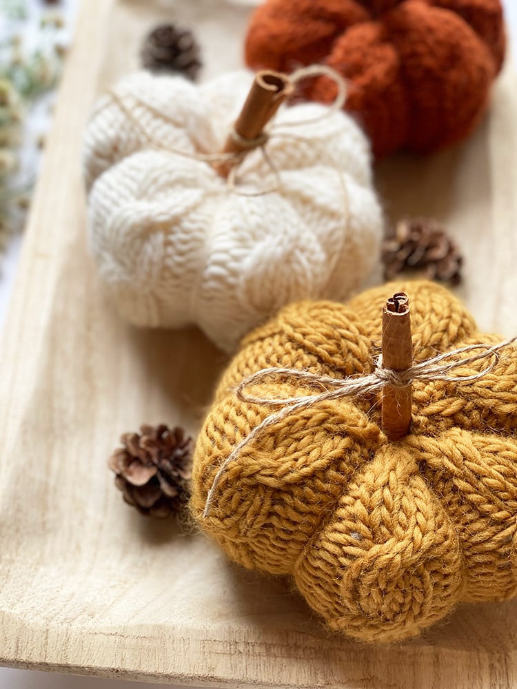 Cable Knit Pumpkin Pattern - Handy Little Me Shop