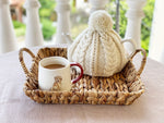 teapot cozy knitting pattern cable knit