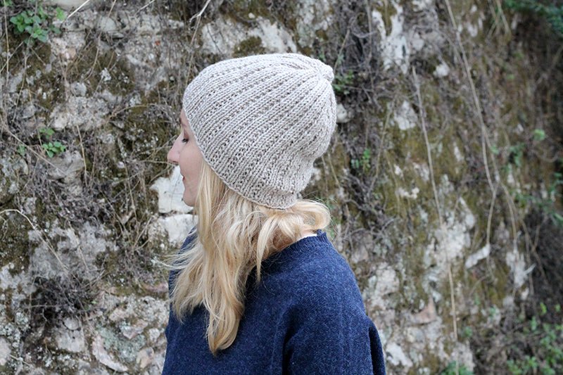Ribbed Hat Knitting Pattern - Handy Little Me Shop