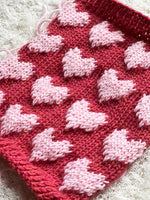Heart Wrist Warmers Knitting Pattern