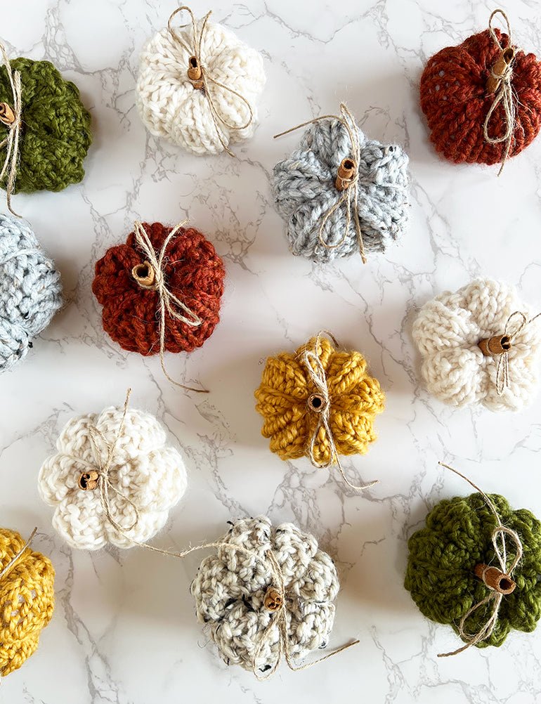 Pumpkin Knitting Pattern Bundle - Handy Little Me Shop
