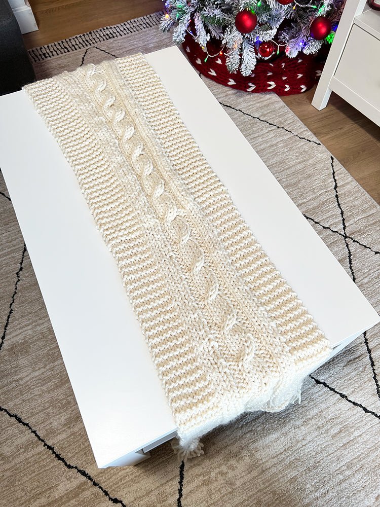 Table Runner Knitting Pattern - Handy Little Me Shop