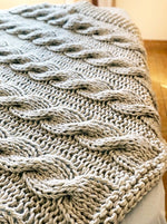 large knit blanket