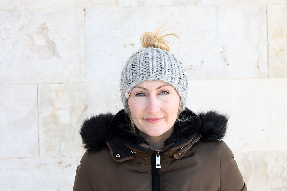 The Ponytail Hat Knitting Pattern - Handy Little Me Shop