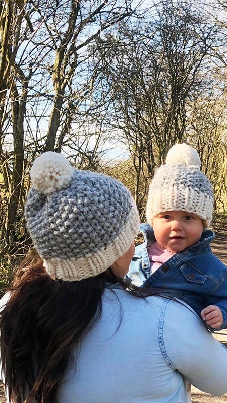 Mommy And Me Hat Knitting Patterns - Handy Little Me Shop