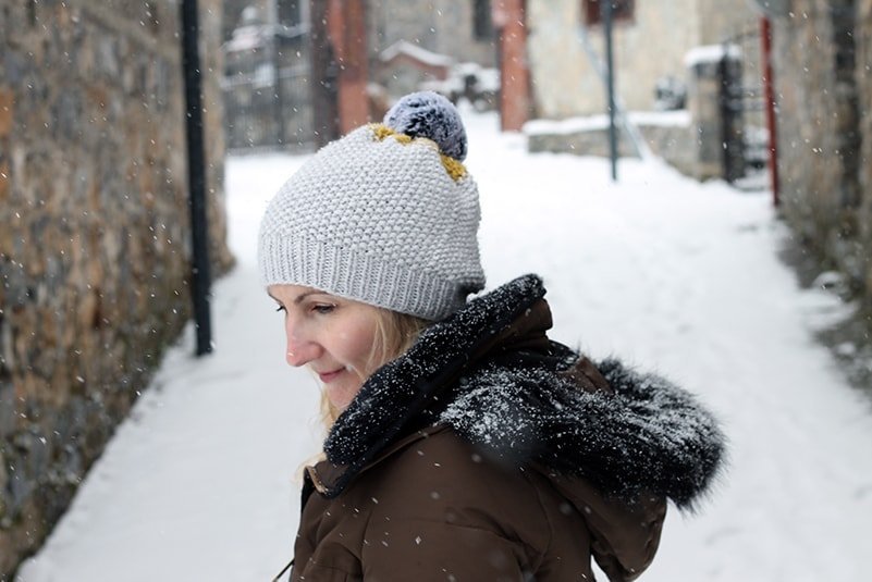 Seed Stitch Hat Knitting Pattern - Handy Little Me Shop