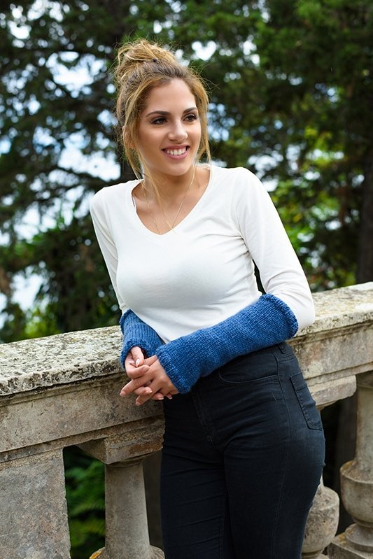 Je Suis Prest Arm Warmers Knitting Pattern - Handy Little Me Shop