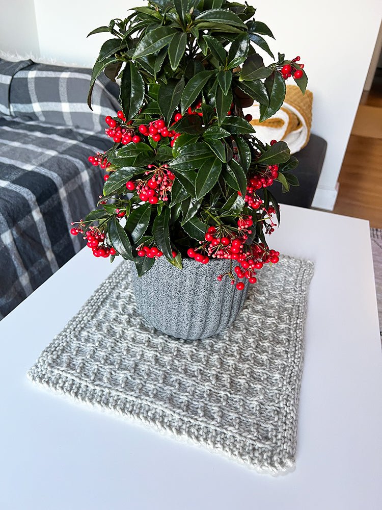 Placemat Knitting Pattern - Handy Little Me Shop