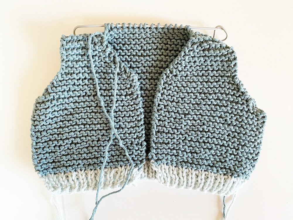 Baby Cardigan Knitting Pattern - Step By Step - Handy Little Me Shop