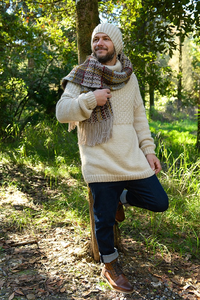 Fraser Tartan Scarf Knitting Pattern - Handy Little Me Shop