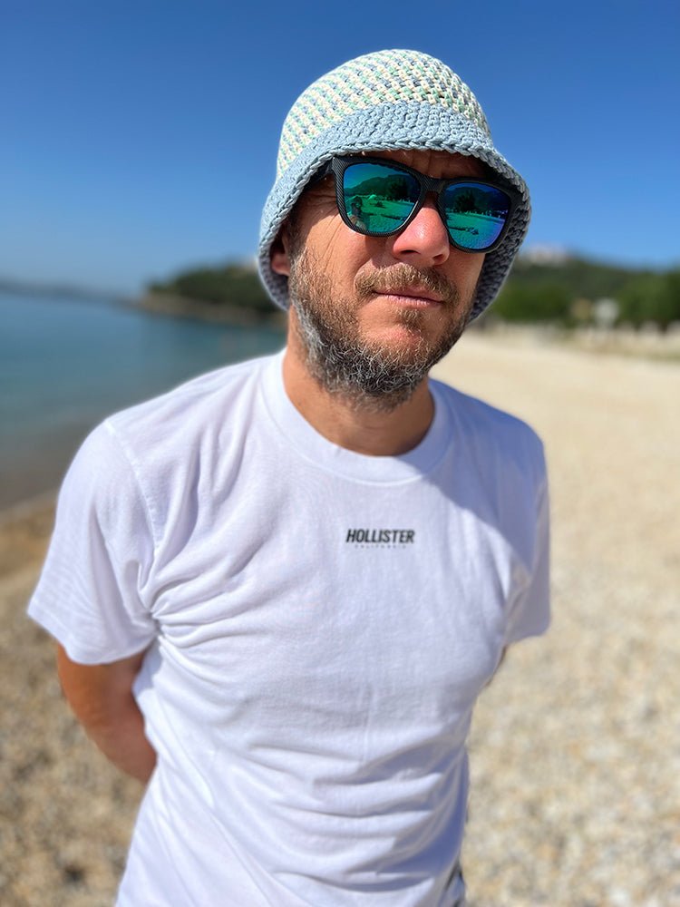 Striped Unisex Bucket Hat Crochet Pattern - Handy Little Me Shop