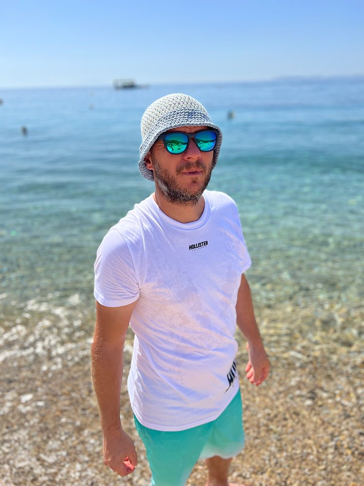 Striped Unisex Bucket Hat Crochet Pattern - Handy Little Me Shop