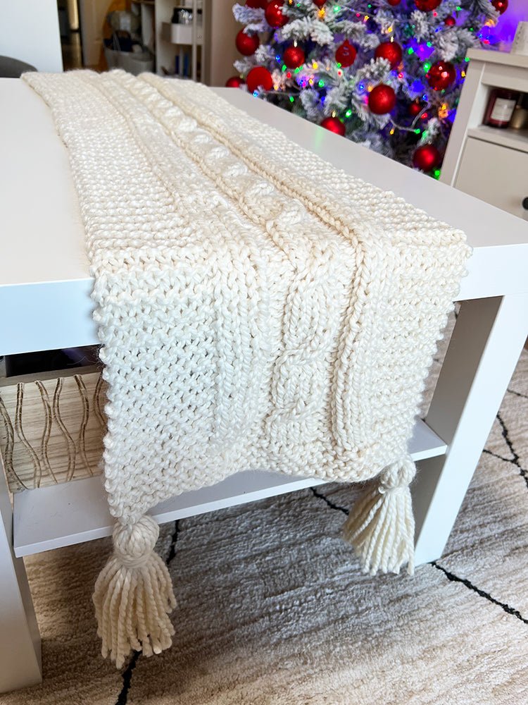 Table Runner Knitting Pattern - Handy Little Me Shop