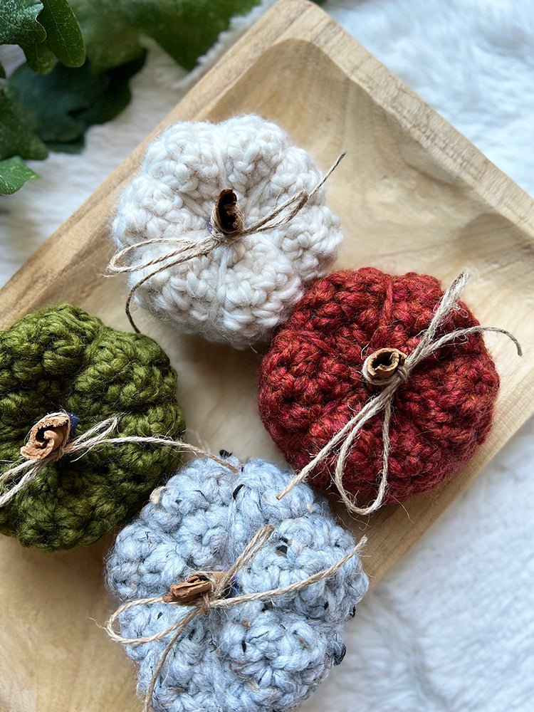 Simple Crochet Pumpkins - For Beginners - Handy Little Me Shop