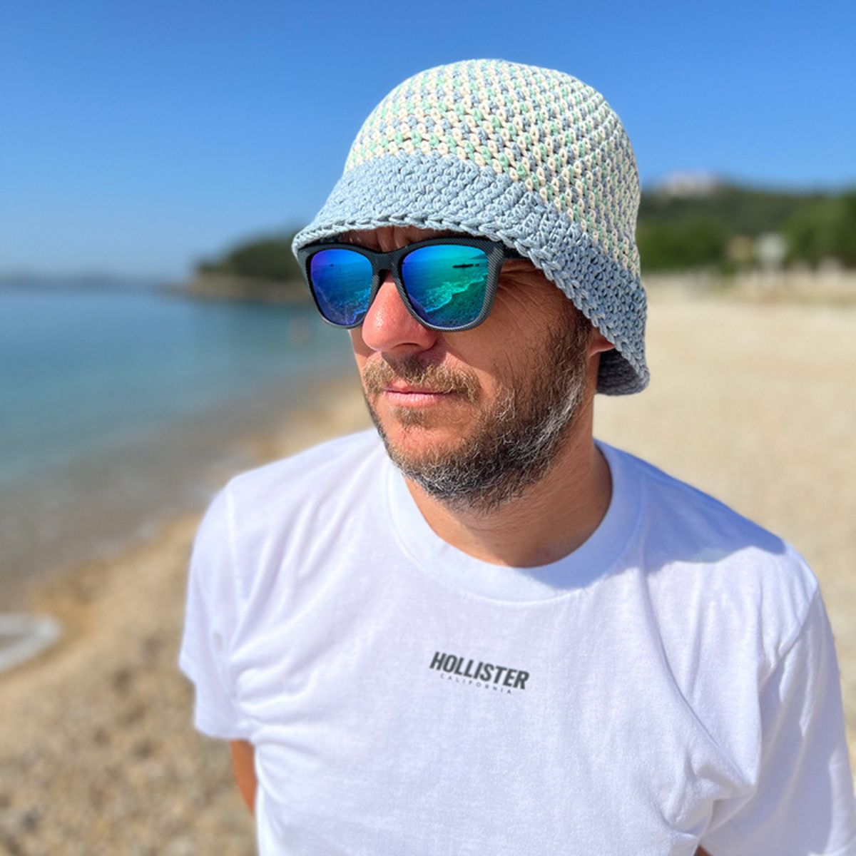 Striped Unisex Bucket Hat Crochet Pattern - Handy Little Me Shop