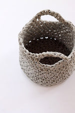 washbag crochet basket
