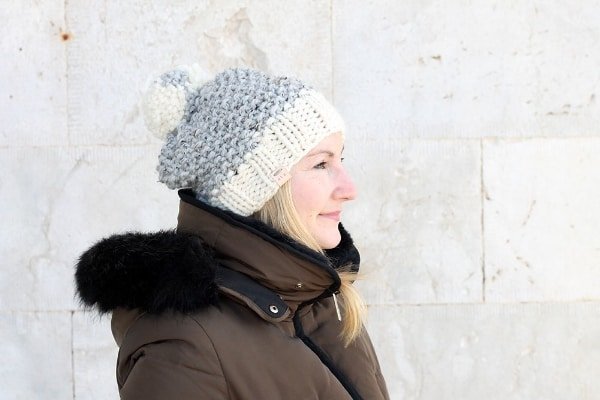 Moss Stitch Hat Knitting Pattern - Handy Little Me Shop