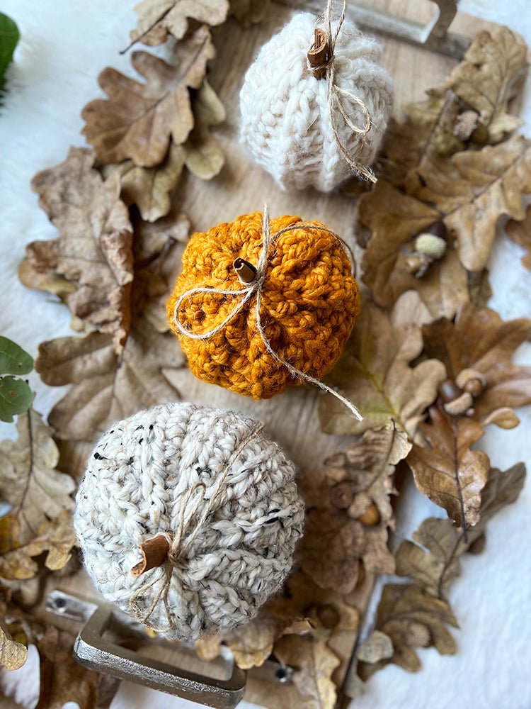 Crochet Pumpkins x 3 Crochet Ribbing Stitch Patterns - Handy Little Me Shop