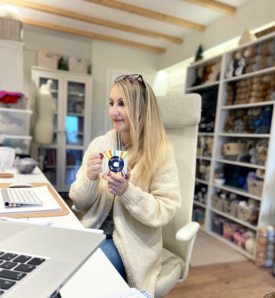 Stay Home Cardigan Knitting Pattern - Handy Little Me Shop